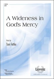 A Wideness in God's Mercy SATB choral sheet music cover Thumbnail